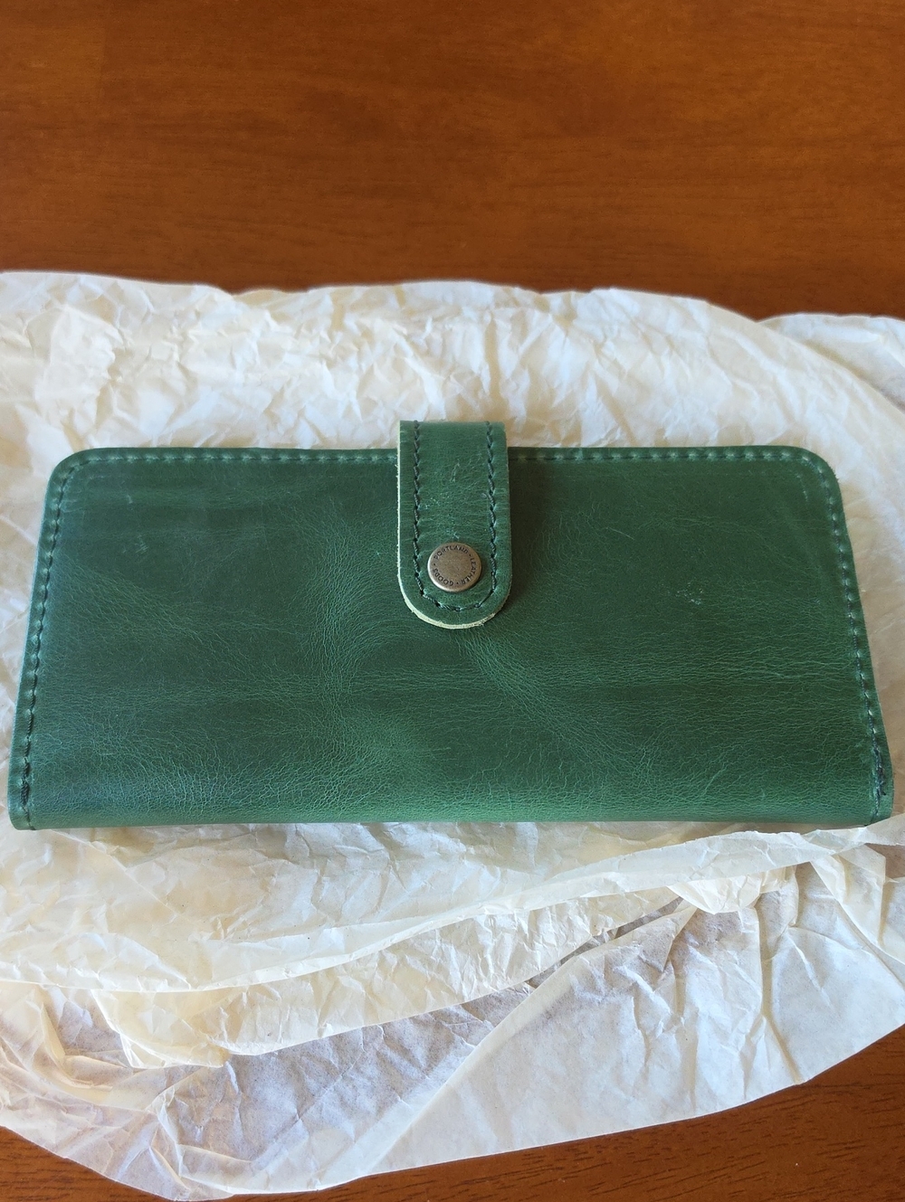Portland Leather Goods Large Bifold - Cowboy Mint